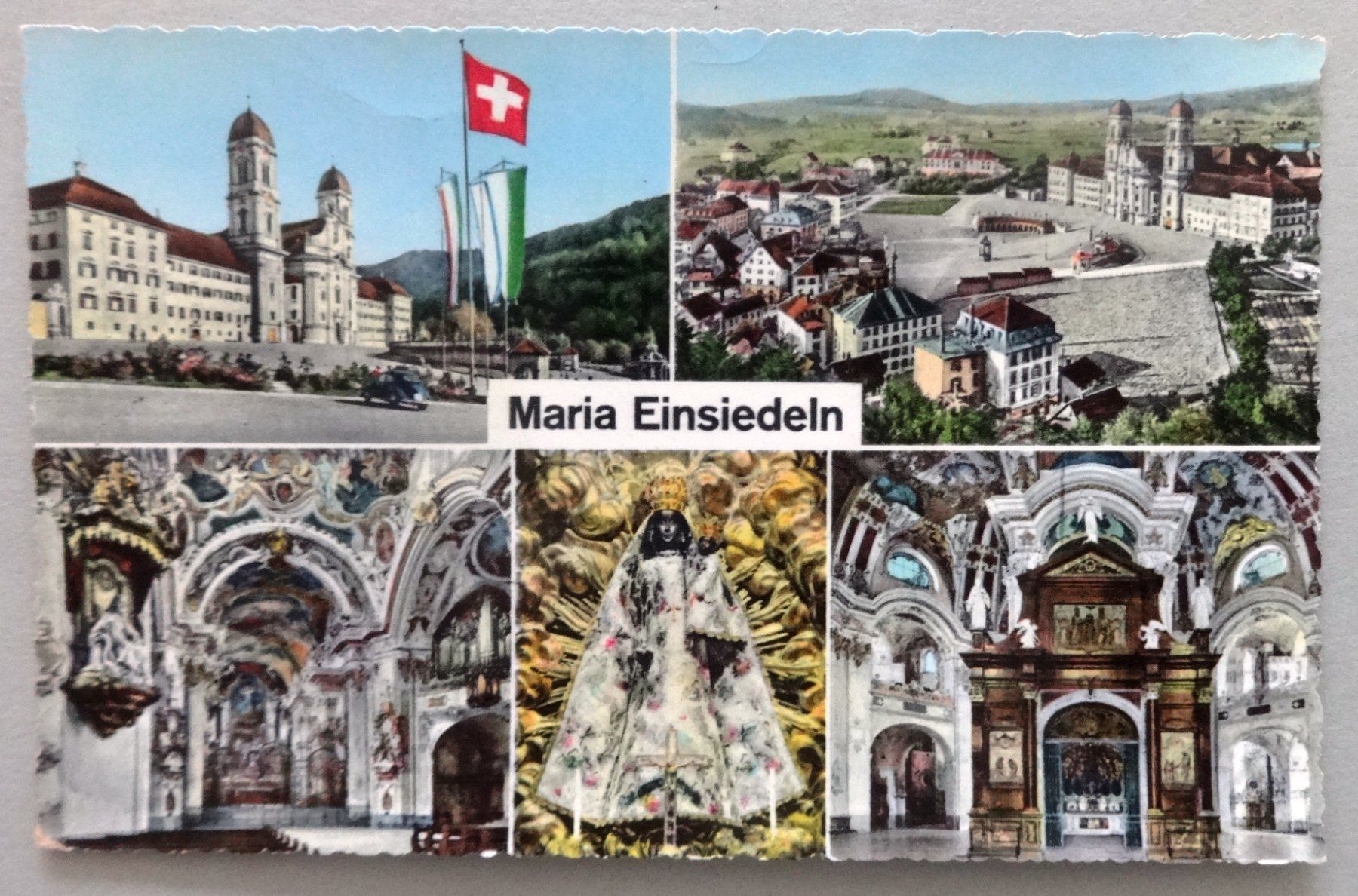 Ansichtskarten: Maria Einsiedeln – Gebraucht aus Fétigny von Billy2miny