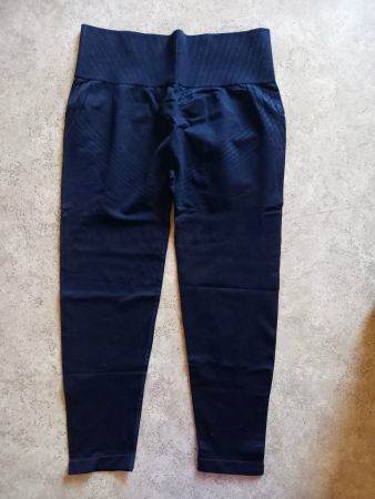 Damen Massage-Leggings schwarz Grösse 4XL