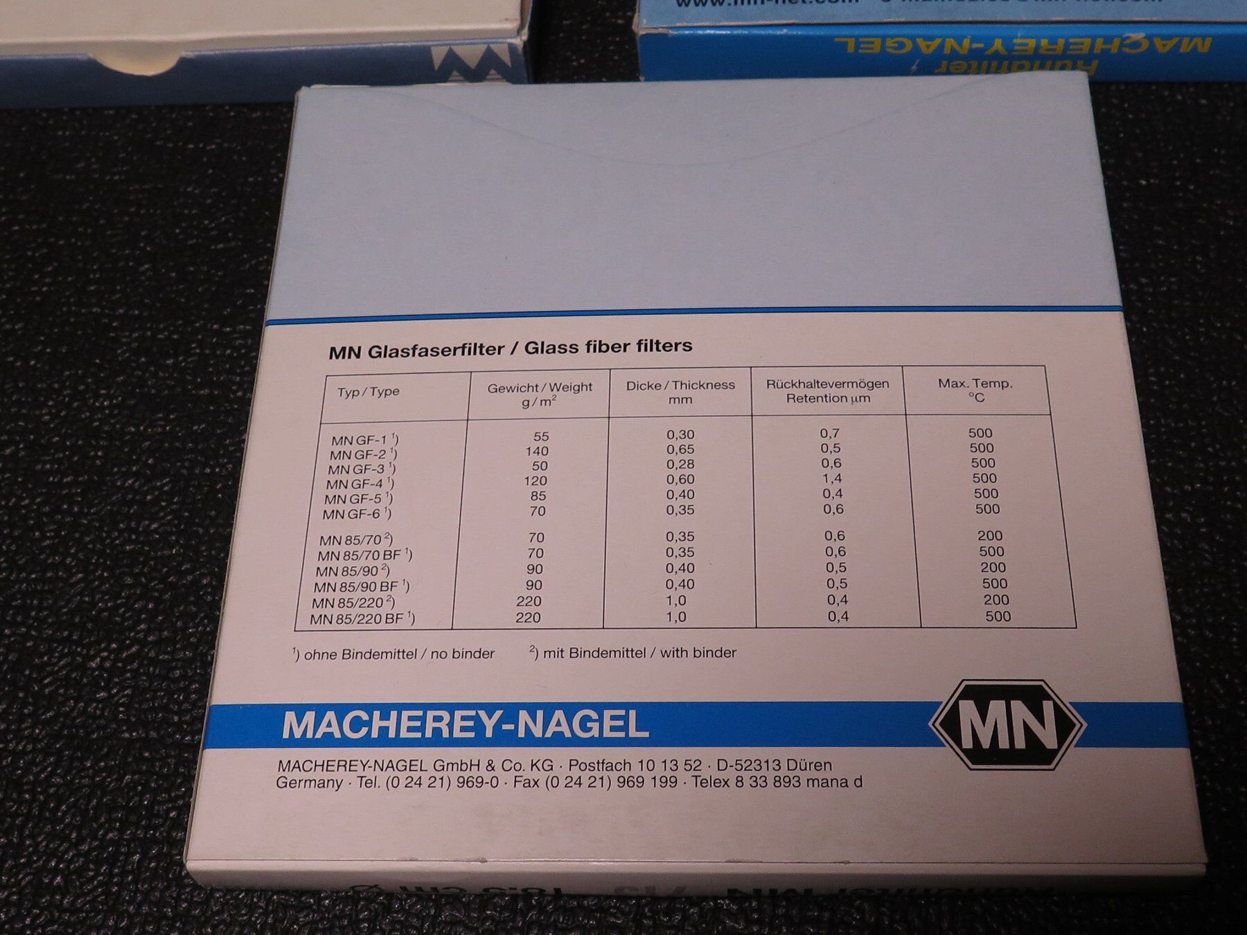 Sanitari: 3x Whatman + MN 185mm Filterpapier, NEU – Nuovo (secondo la descrizione) da Basel venduto da Deko1 5