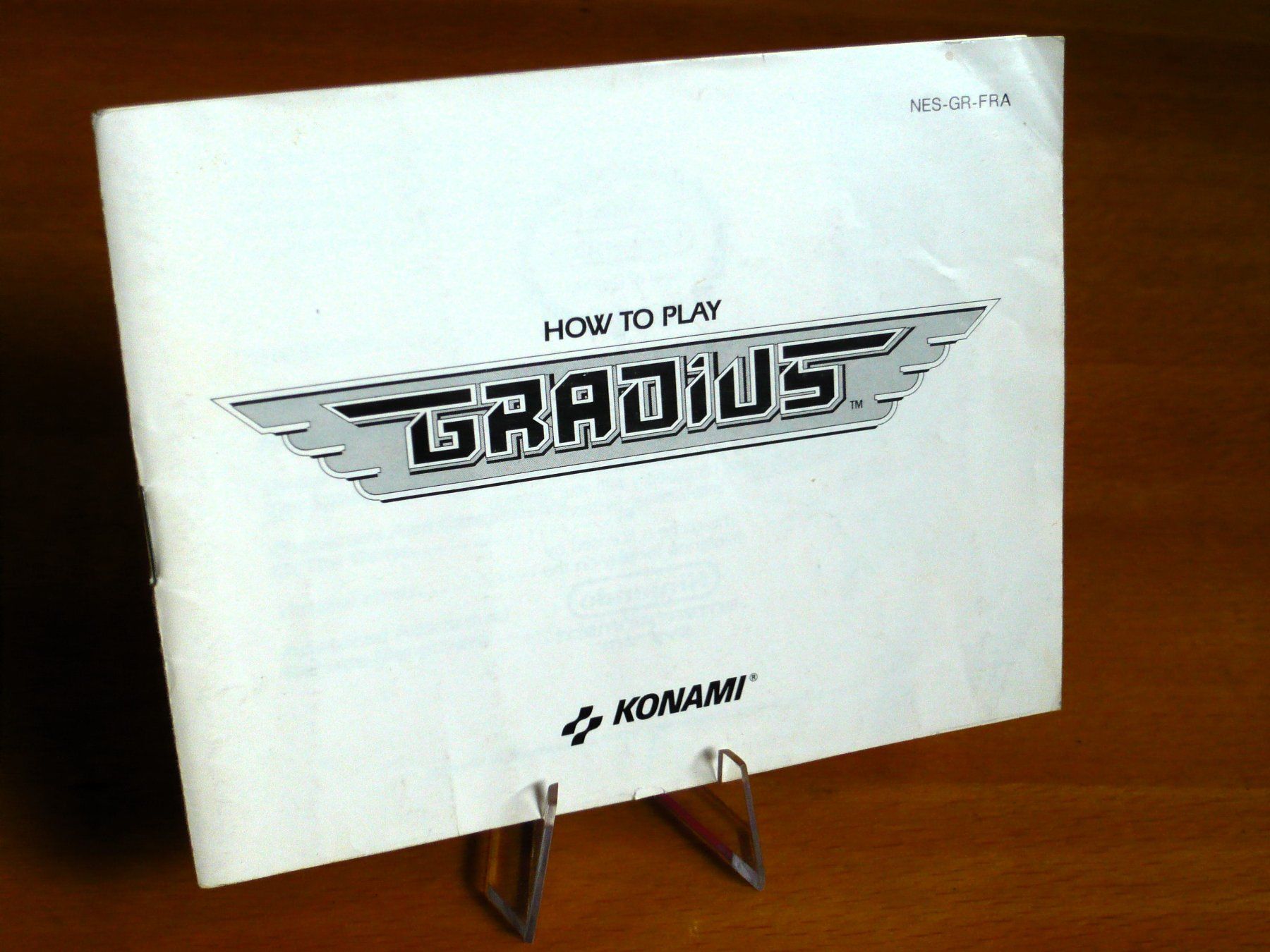 Nintendo Giochi: NES : Gradius Notice de jeu / Speilanleitung – Usato da Onex venduto da Jaguar1986