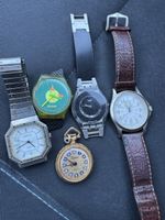Lot de 5 montres diverses état acceptable