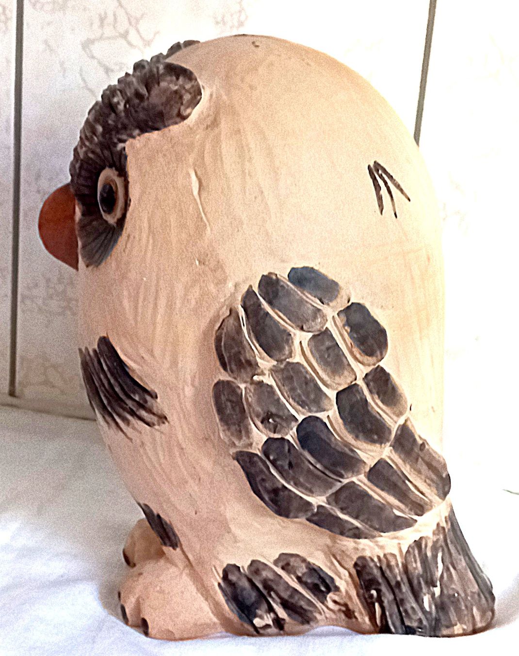 Statuette: Eule grosse Steingut – Usato da Baar venduto da 2cvbaar 2