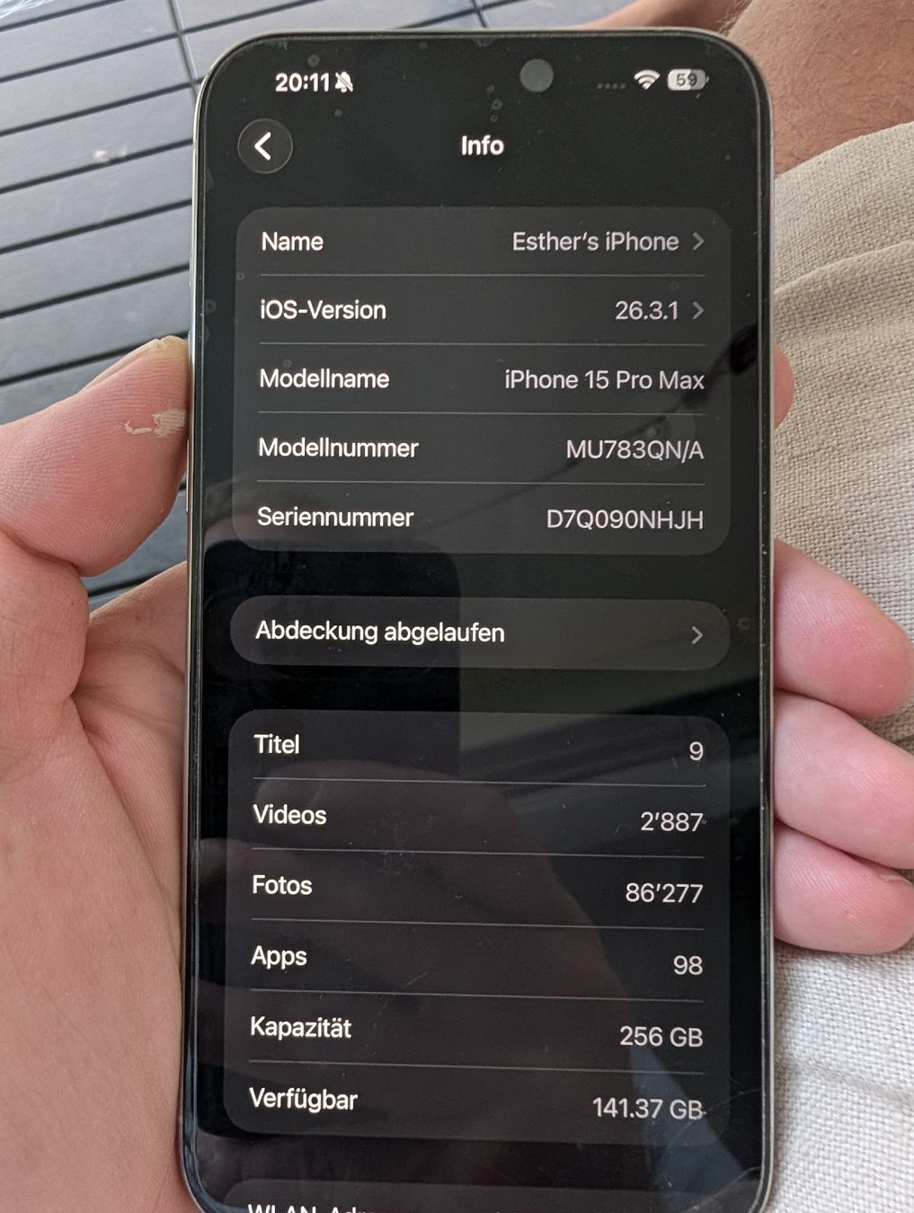 Apple Telefoni cellulari / Smartphones: iPhone 15 pro Max – Usato da Thalwil venduto da Robihobi 5