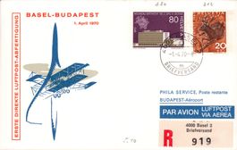Briefe Erstflug Lot - ERSTE DIREKTE LUFTPOST-ABFERTIGUNG