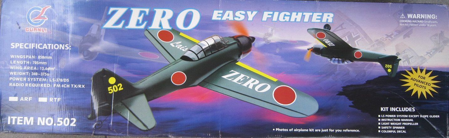 RC Kits de montage: Mitsubishi A6M Zero (1/10) – D'occasion à Niederuzwil par Pmojzisek