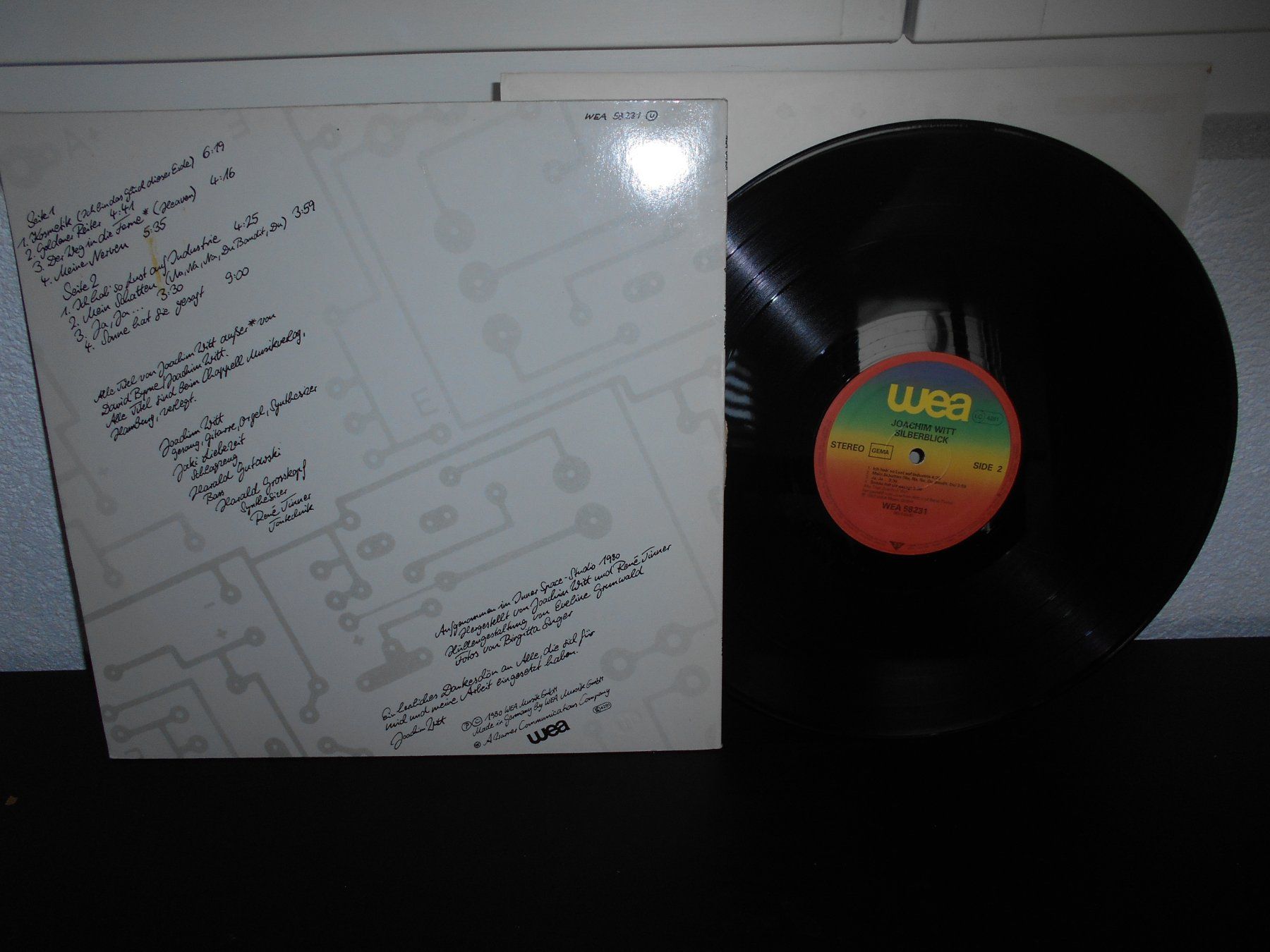 Schallplatten: Joachim Witt – Silberblick / 1981 – Gebraucht aus Aarberg von witchhunter01 1