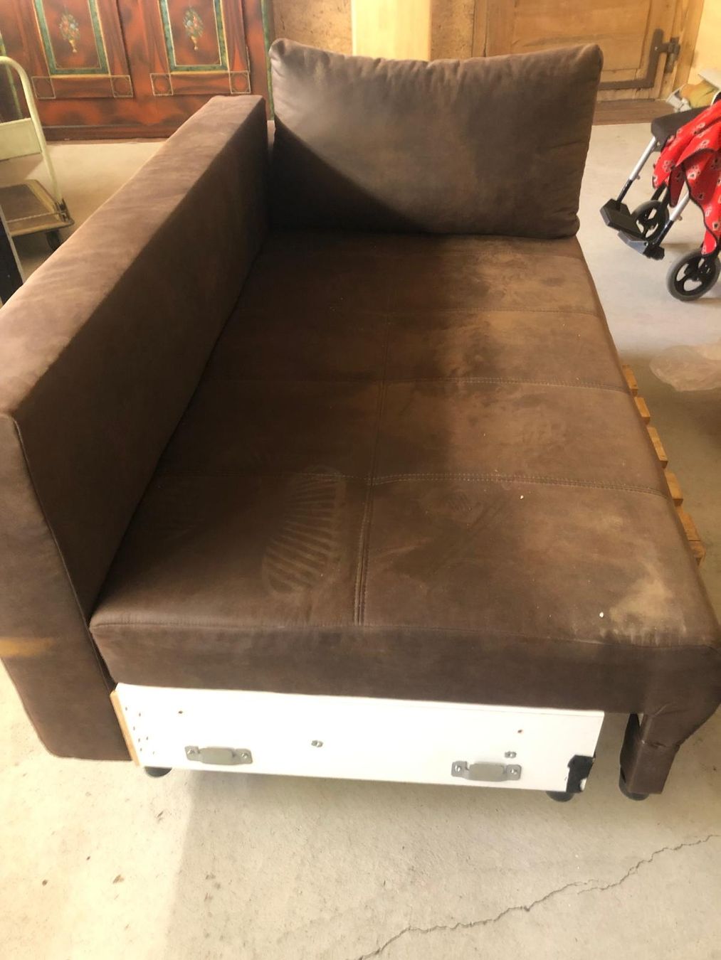 Sofas: Sofateil, ausziehbar, Mikrofaser – Gebraucht aus Häusernmoos von mar_w 3