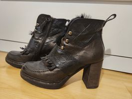 ITALIENISCHE MJUS ECHTLEDERSTIEFEL  Gr.39