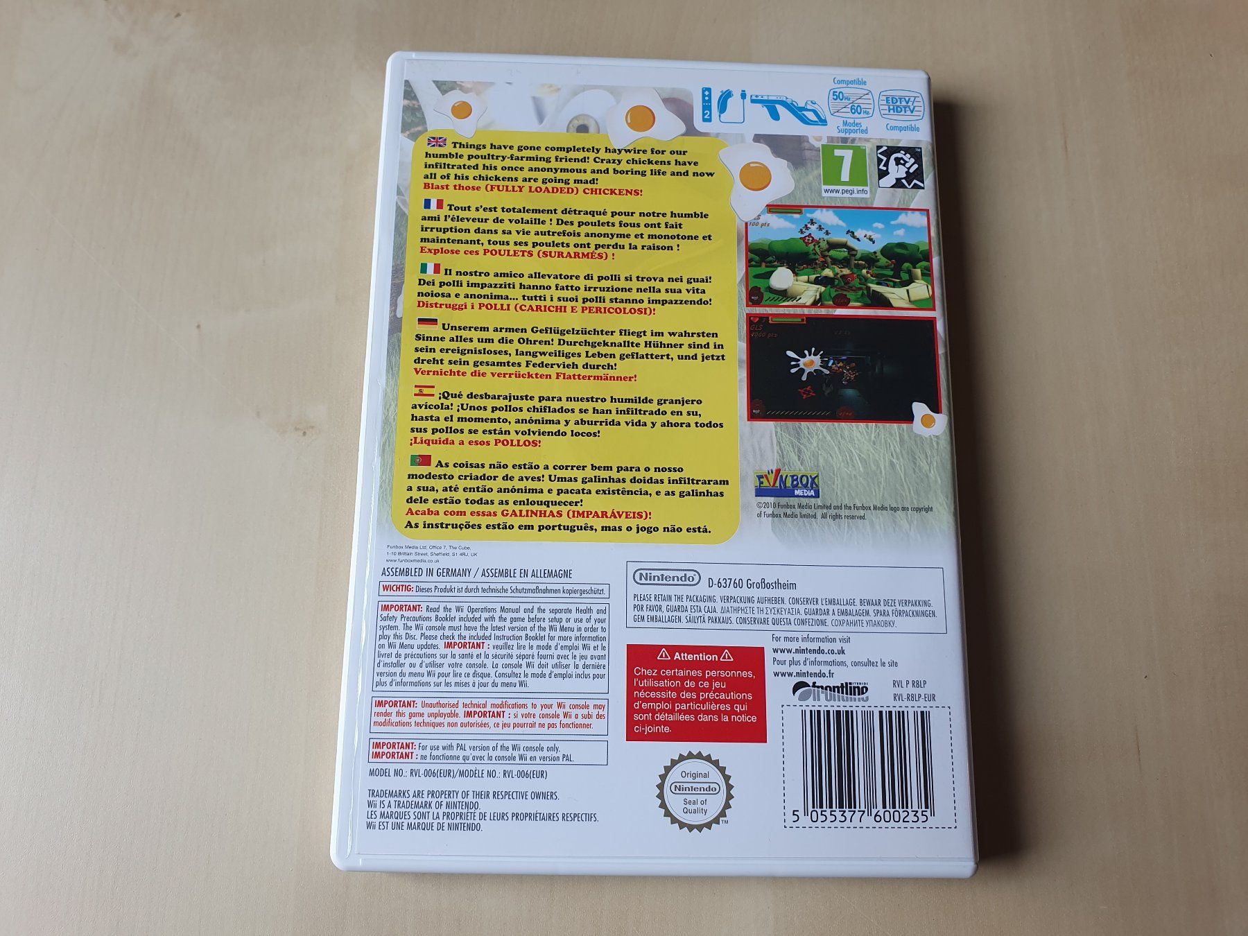 Nintendo Giochi: Chicken Blaster – Usato da Stansstad venduto da collectorsshop 1
