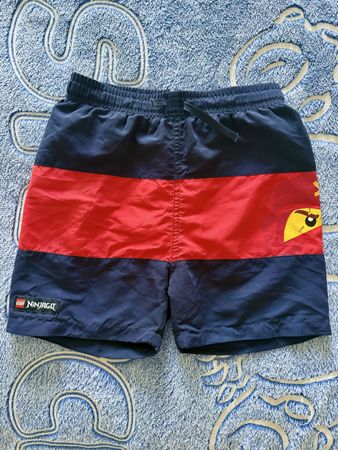 LEGO Ninjago Badehose blau rot Grösse 134/140