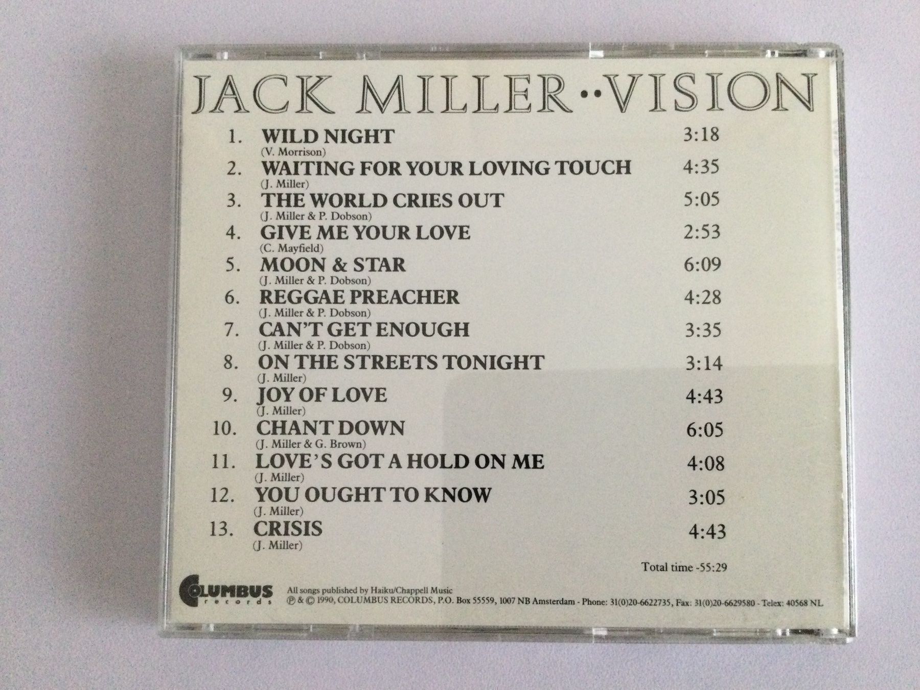 CDs: Jack Miller - Vision – Gebraucht aus Diepoldsau von mabeapt 1