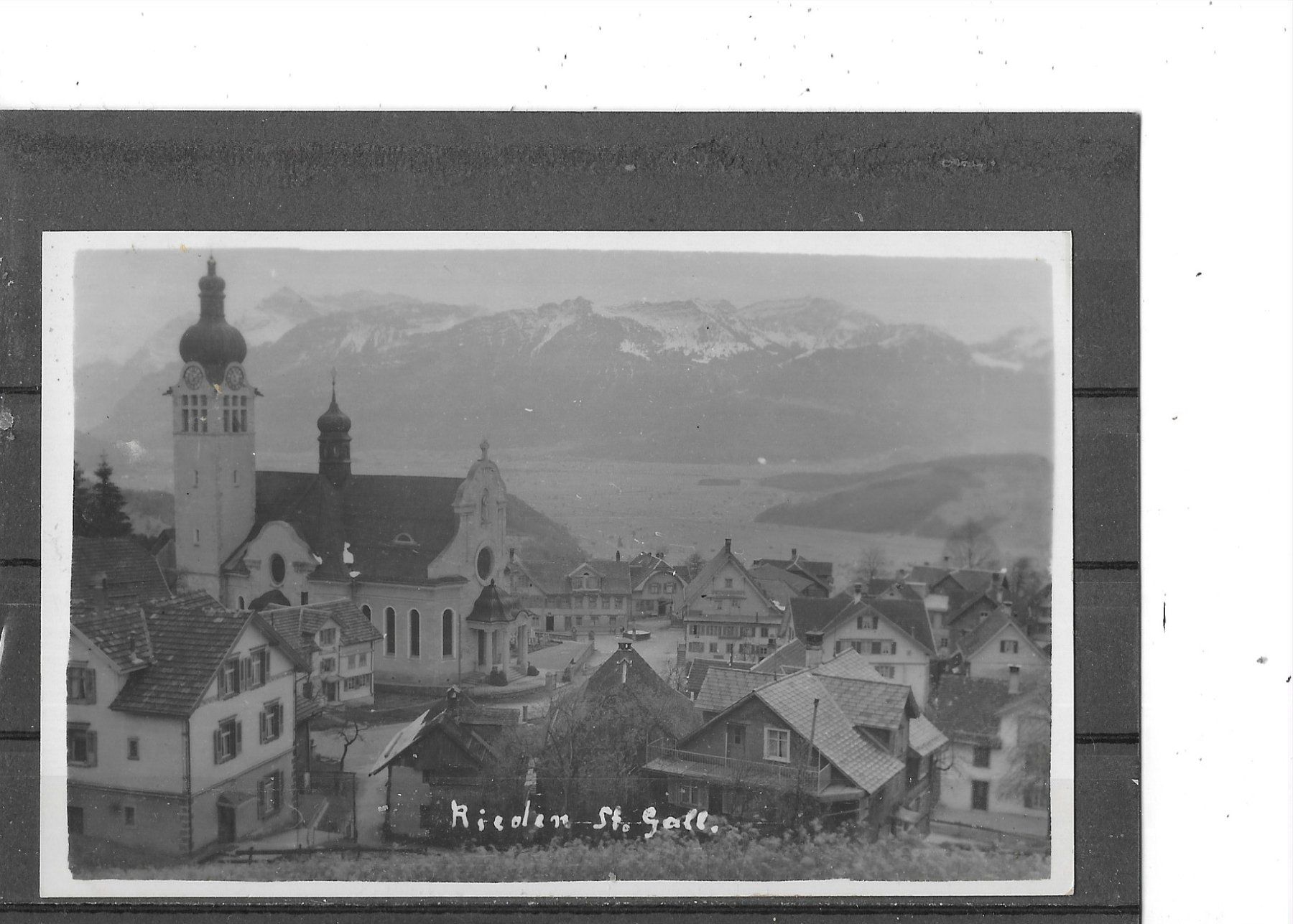 Cartoline postali: SG Rieden 1930 – Usato da Schocherswil venduto da Wilare