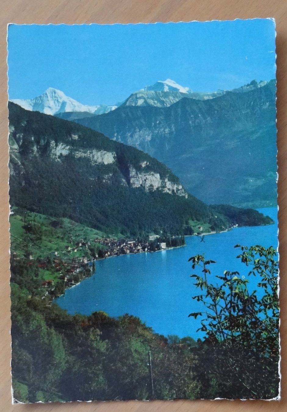 Cartoline postali: Merligen am Thunersee - 1972 – Usato da St Léonard venduto da Riglin