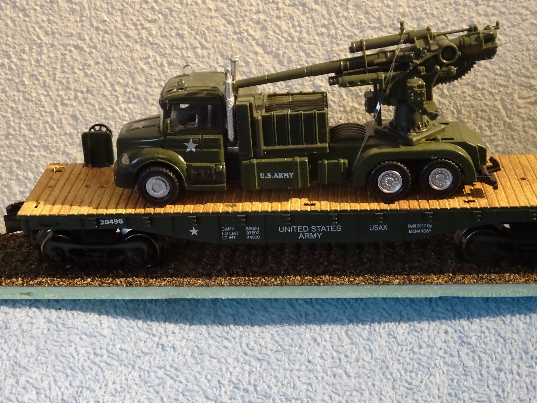 Kit di modellismo & Modellini statici: US Army Militär Waggon mit Geschütz – Usato da Hirschthal venduto da Legov 5