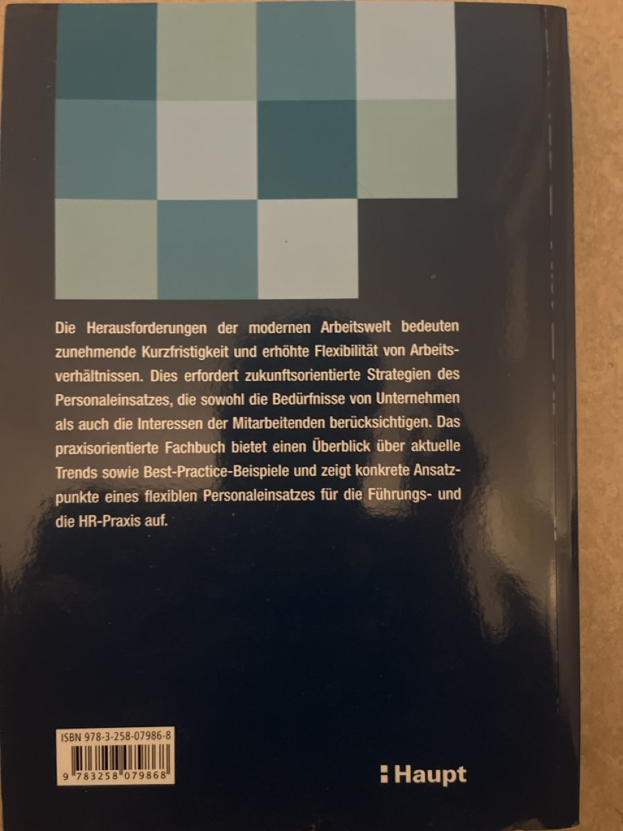 Bücher: Buch Flexible Workforce Herausforderungen moderner Arbeitswe – Gebraucht aus Winterthur von rat_cz9v 1