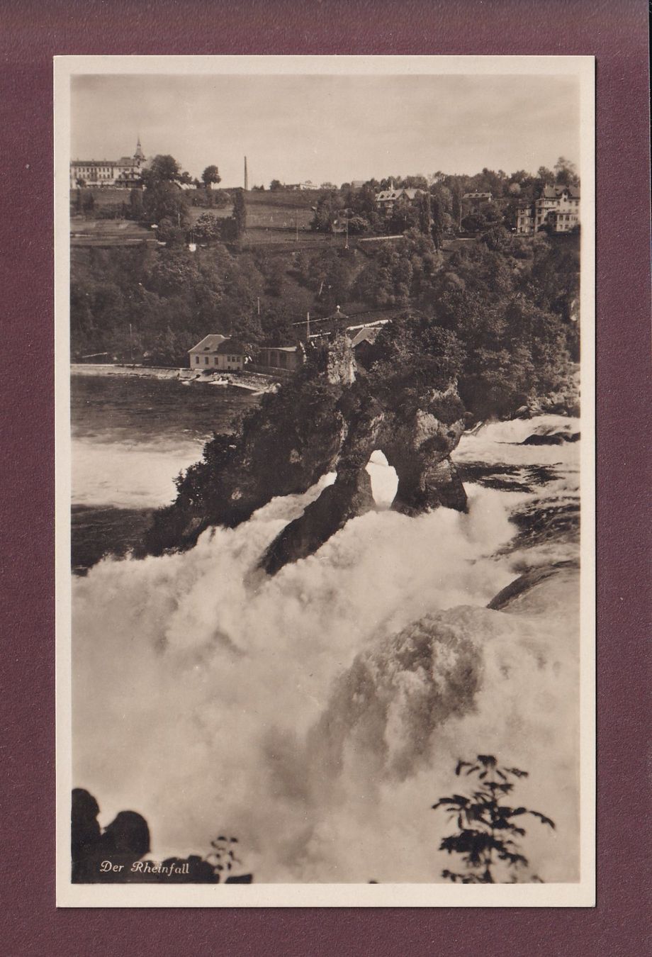 Ansichtskarten: RHEINFALL – Gebraucht aus Pully von nicecards