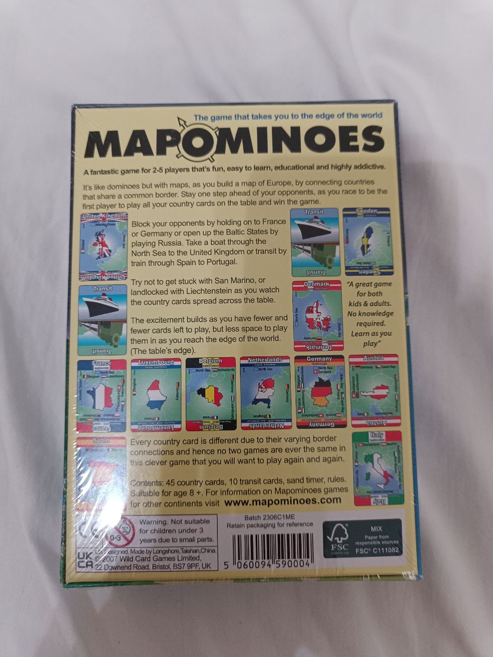 Giochi: Neues mapominoes spiel – Nuovo e nell'imballaggio originale da Allschwil venduto da kir_7mf5 1