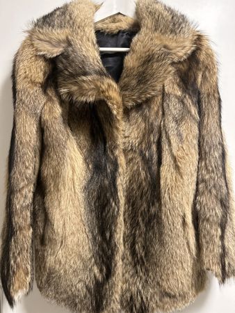 PELZMANTEL Authentic Fur Coat LUXURY REAL LEATHER COAT