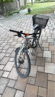 Mountainbike mit Korb silberfarben guter Zustand