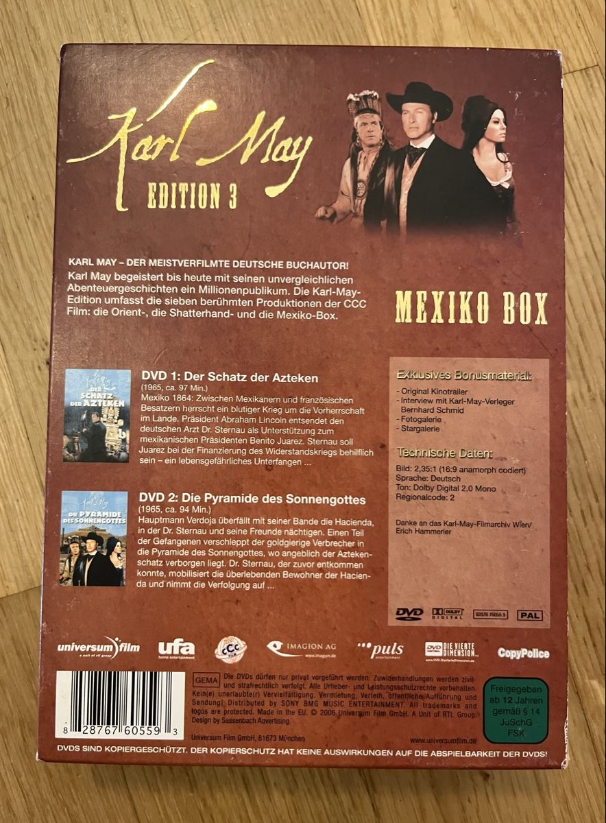 Tutti i DVDs: Karl May DVD Sammlung – Usato da Bern venduto da hispano74 2