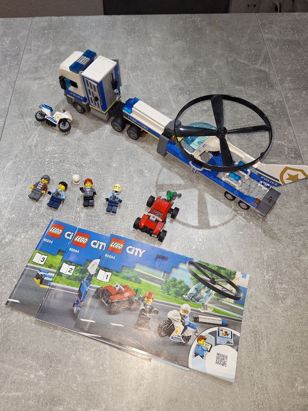 Lego Giocattoli: Lego 60244 Polizei Hubschrauber Transport – Usato da Egerkingen venduto da Niceli1