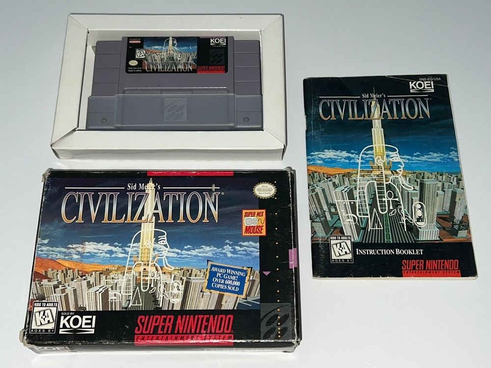 Super Nintendo (SNES) - Sid Meier's Civilization (OVP) [USA] | Kaufen ...