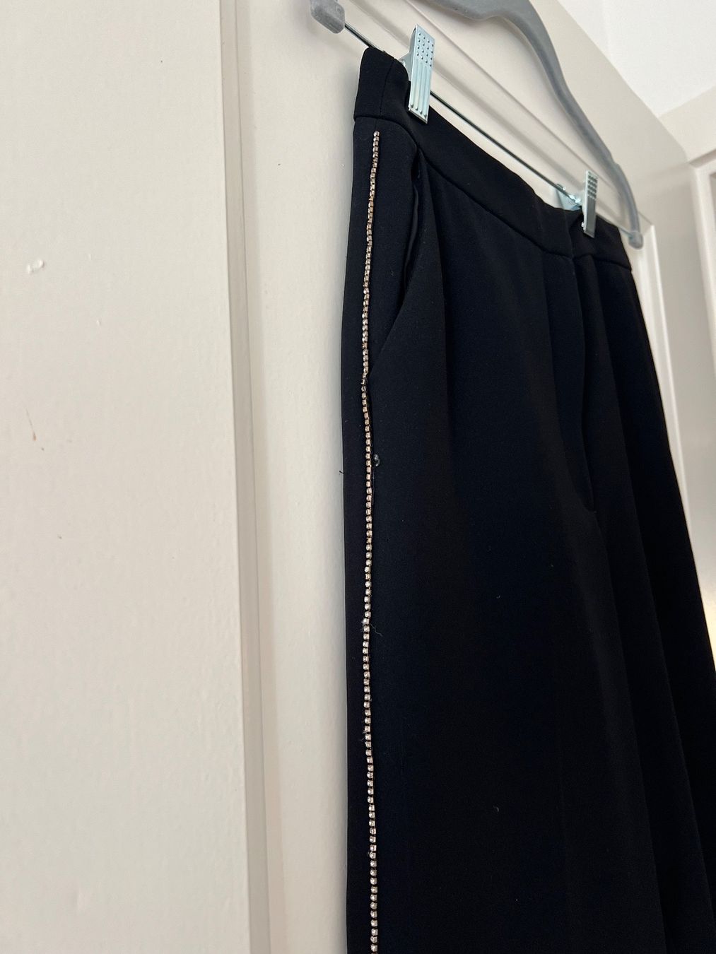 Topshop Pantaloni: Stoffhose mit Glitzer, Gr. 36, Topshop – Nuovo (secondo la descrizione) da Grindelwald venduto da wand_24 1