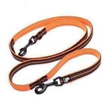 Robuste Hundeleine Multifunktional orange 2 m gut Sichtbar