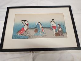 Holzschnitt im Ukiyo-e-Stil  Kitagawa Utamaro