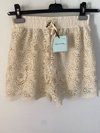 SOMMER HOSE-DAMEN SPITZEN-BEIGE