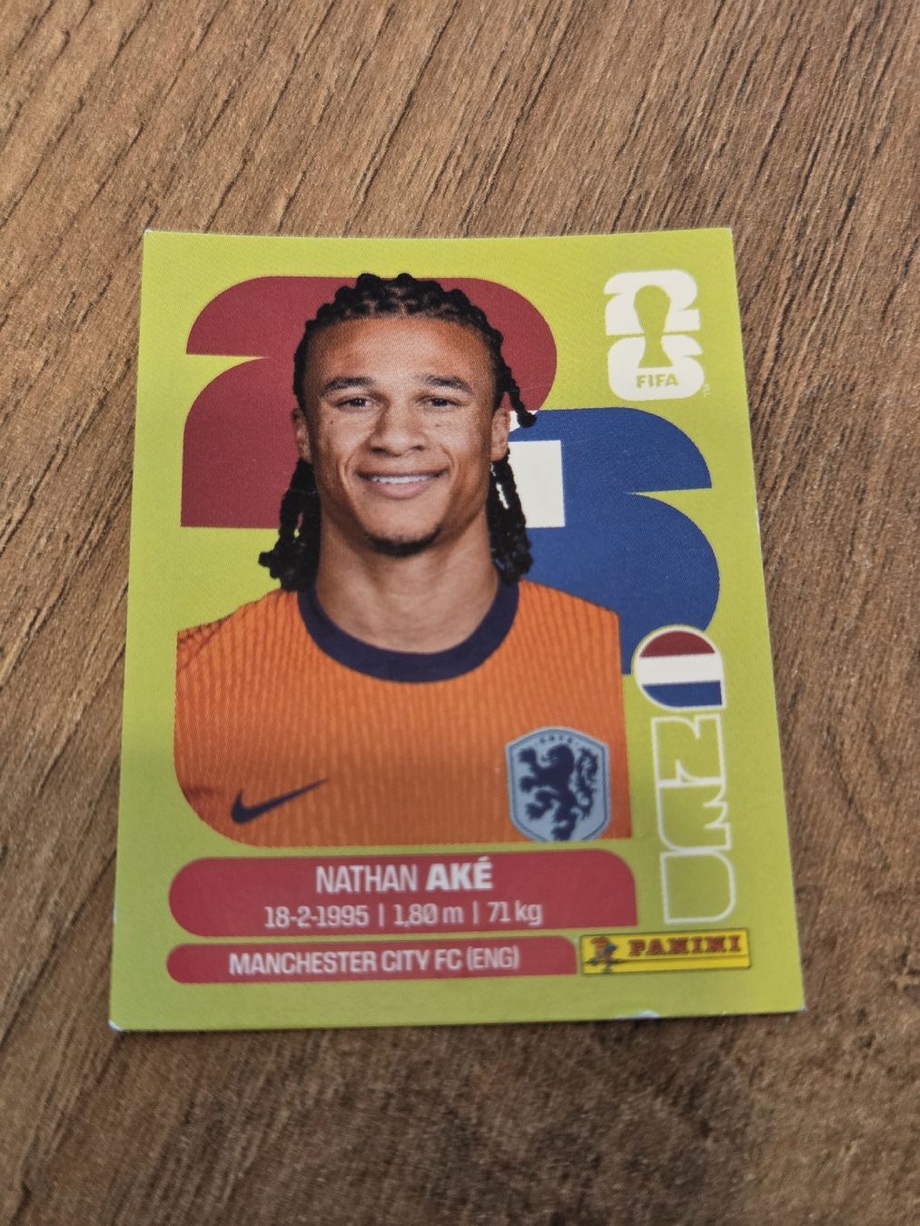 Panini Carte collezionabili: FIFA World Cup Sticker Nathan Aké NED 7 – Nuovo (secondo la descrizione) da Heiligenschwendi venduto da Fam.Schneider