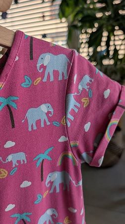 Frugi Skaterdress 128 - Elephanten