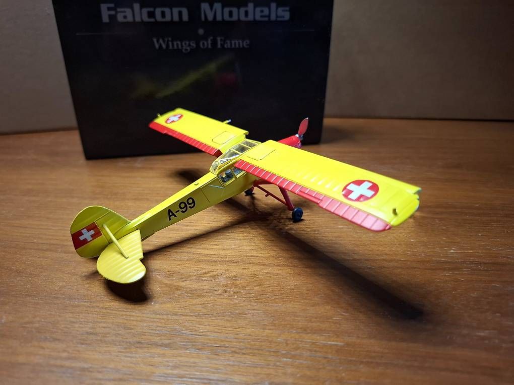 Schweizer Armee Kit di modellismo & Modellini statici: Fieseler Storch A - 99 – Nuovo e nell'imballaggio originale da Obernau venduto da Schmidip 1