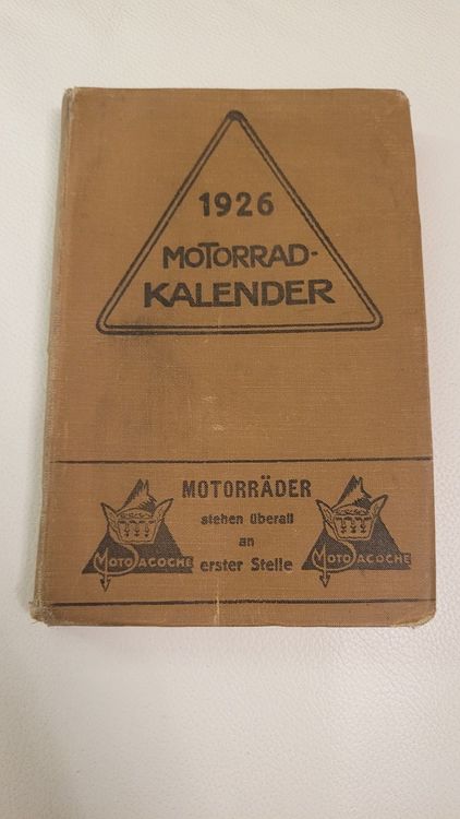 Motorrad Kalender Töff 1926 (Gebraucht) in nunningen für CHF 175 – mit