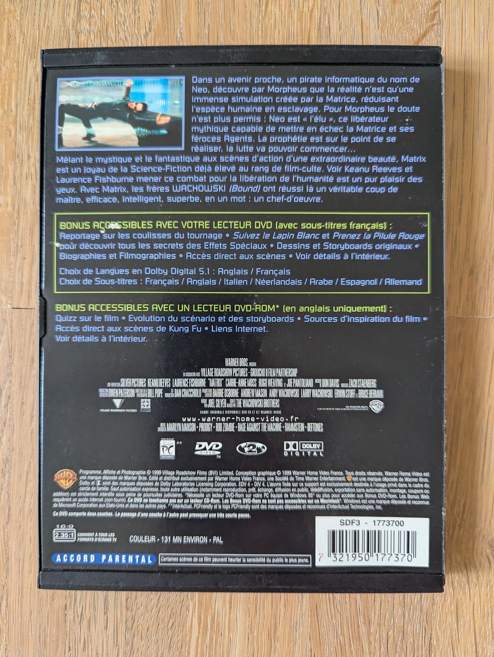 Tous les DVDs: DVD Matrix - Edition Collector – D'occasion à Basel par seewhybee 1