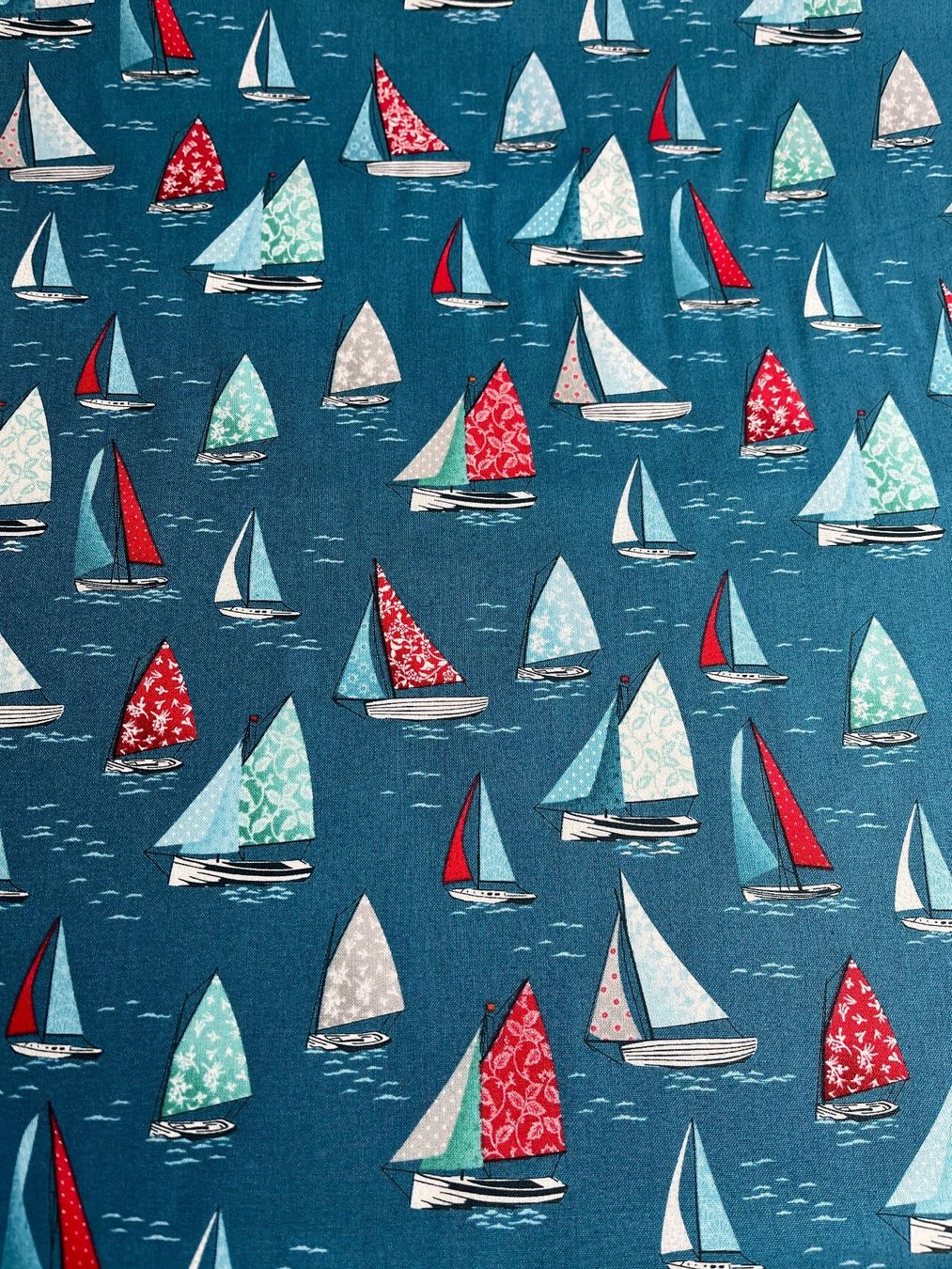 Tissus: Patchworkstoff  Schiff ahoi – Neuf (Voir description) à Seuzach par KreativmitStoff