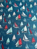 Patchworkstoff  Schiff ahoi