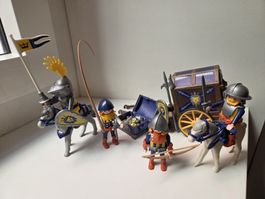 Playmobil set 3314 VINTAGE carro portavalori e cavalieri