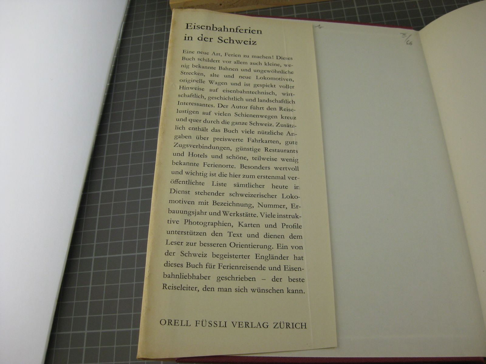 Libri: Eisenbahnferien in der Schweiz – Usato da Malters venduto da Marosko 1