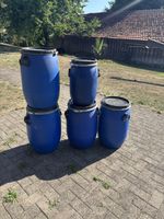 Kunststoff Fässer 4 x 60 Liter 1x 30 Liter