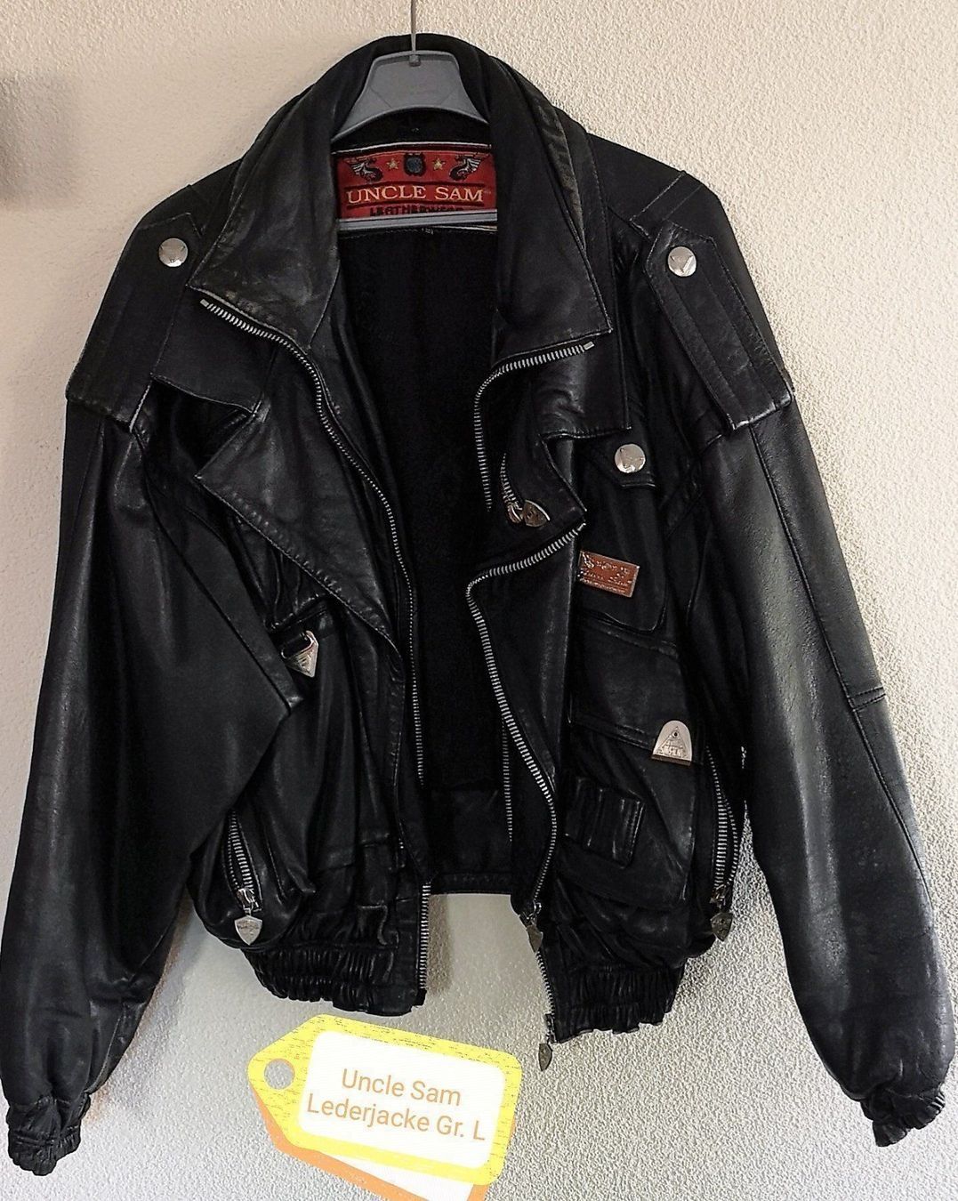 Giacche: Uncle Sam ! Motorrad Lederjacke - Gr. L – Usato da Widnau venduto da Schurlibua 1