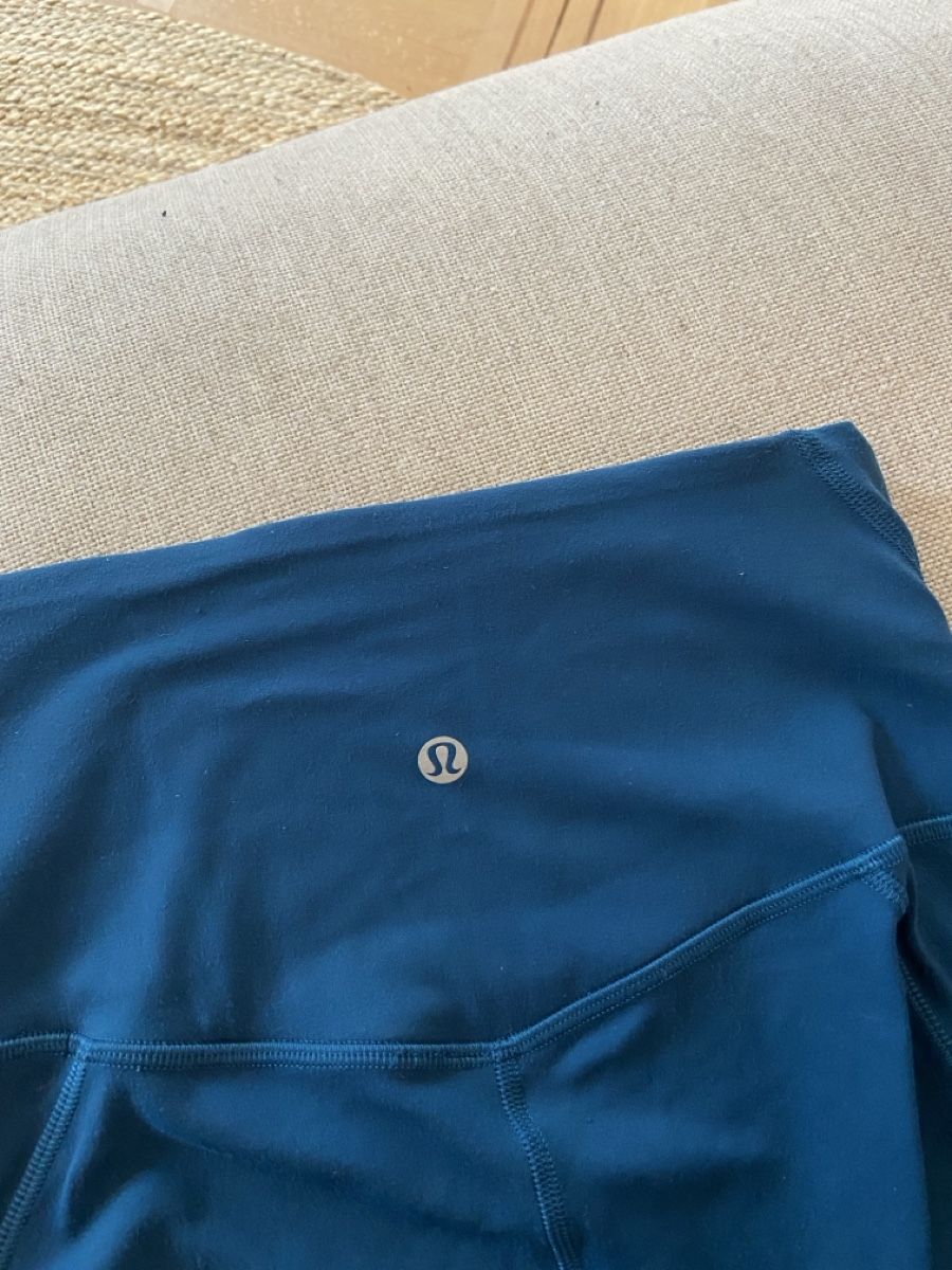 Lululemon Leggings: Lululemon Align High Rise Pant Pockets 25" Blue Borealis – Usato da Münchenstein venduto da B771 8