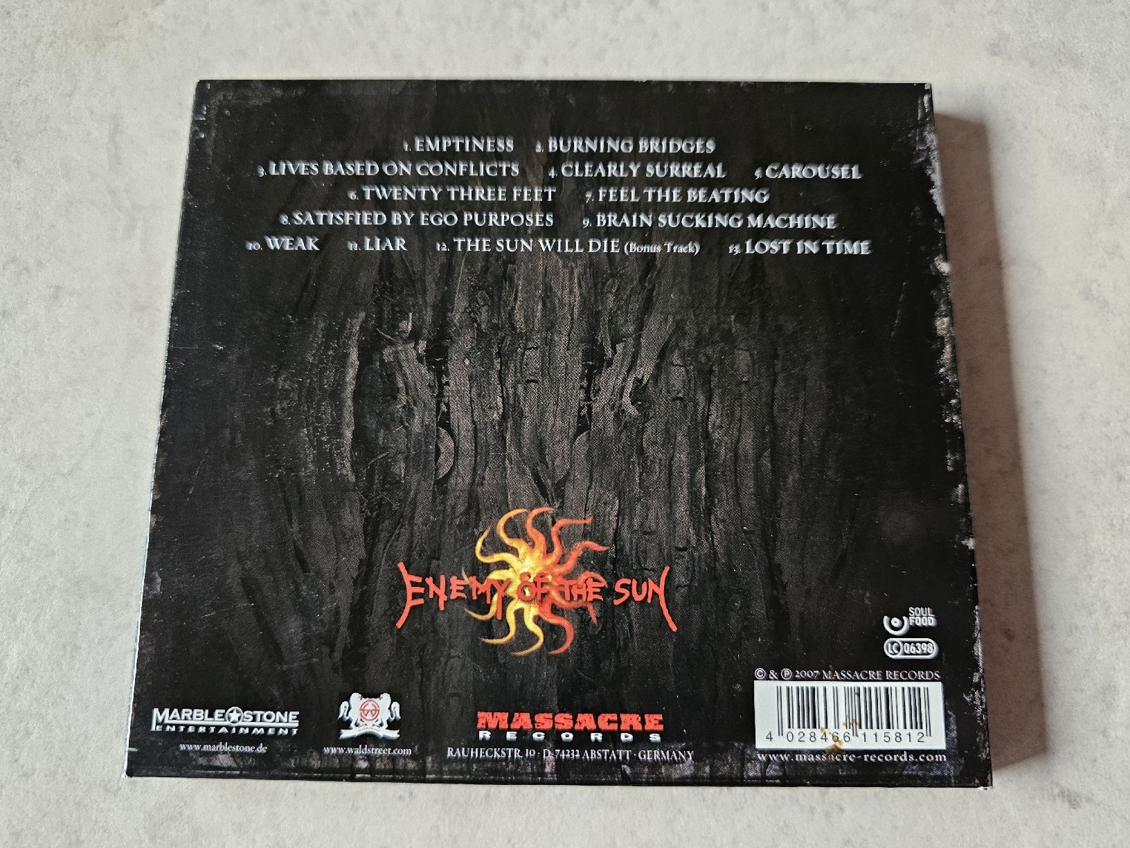 CD: Enemy Of The Sun  -  Shadows – Usato da Schneisingen venduto da backstore24 1