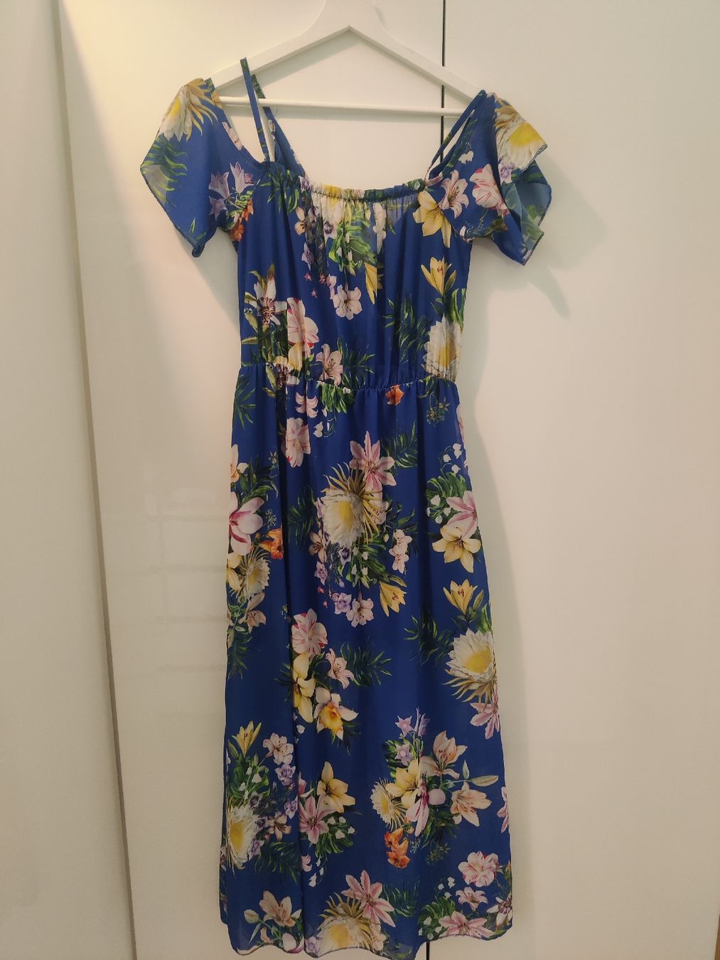 Vestiti: Sommerkleid blau Blumenprint  – Usato da Kriens venduto da sar_f6qy 1