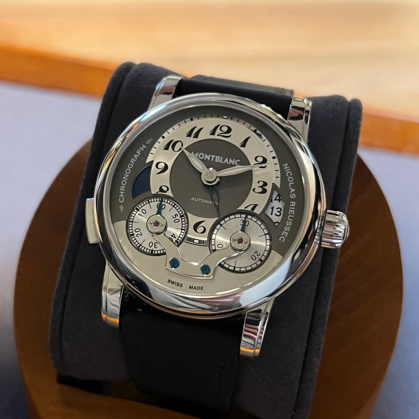 Montblanc Orologi: Montblanc Nicolas Rieussec Chrono Full Set 7138 – Usato da Carouge GE venduto da Watchaser 2