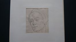 Portrait - Zeichnung von Palmer. "Youth's Head" 59. 350.-