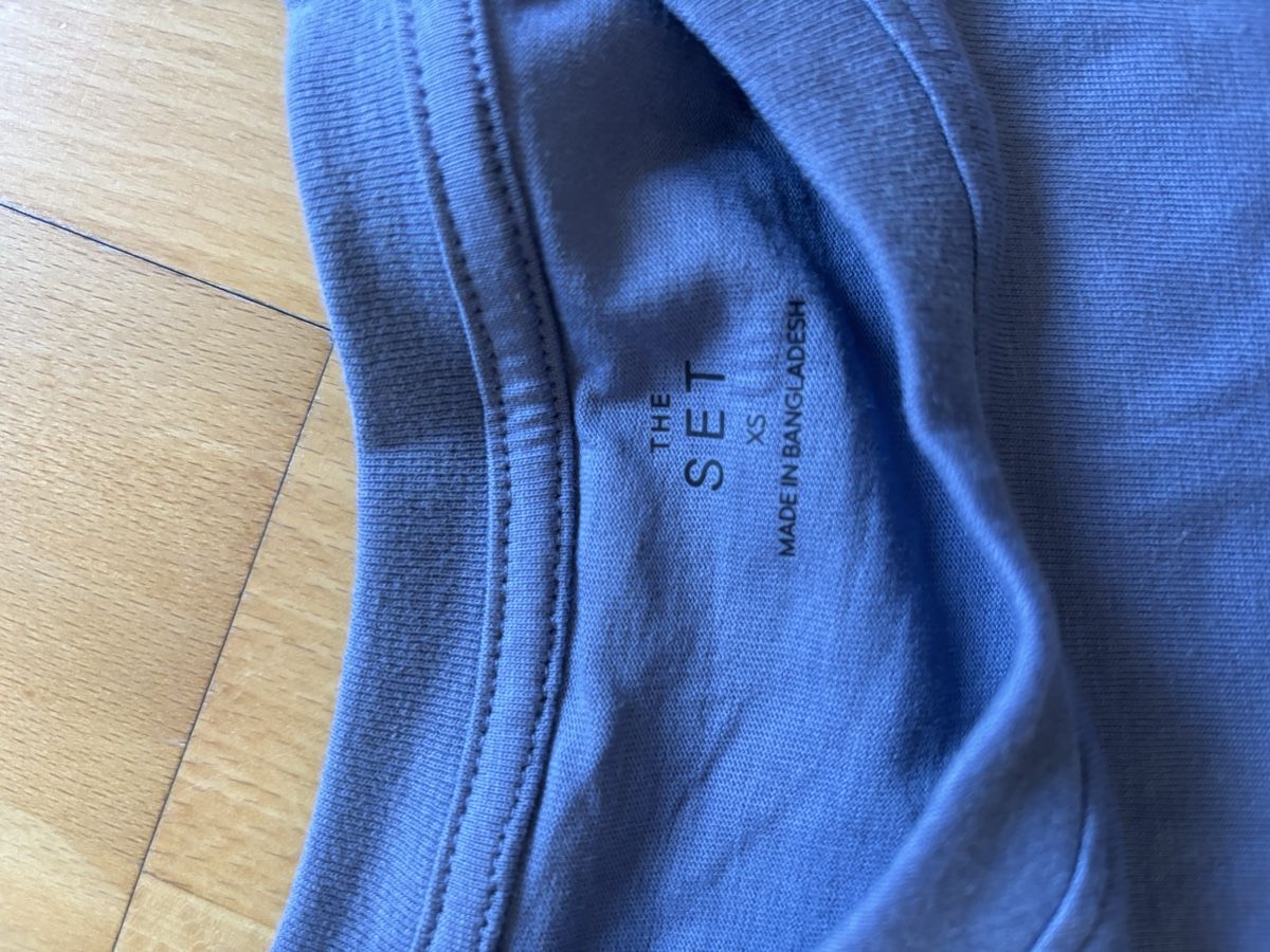 Zalando T-shirt: Basic Blau/Graues Tshirt, grösse S/M – Nuovo (secondo la descrizione) da Bern venduto da ser_6vm5 1