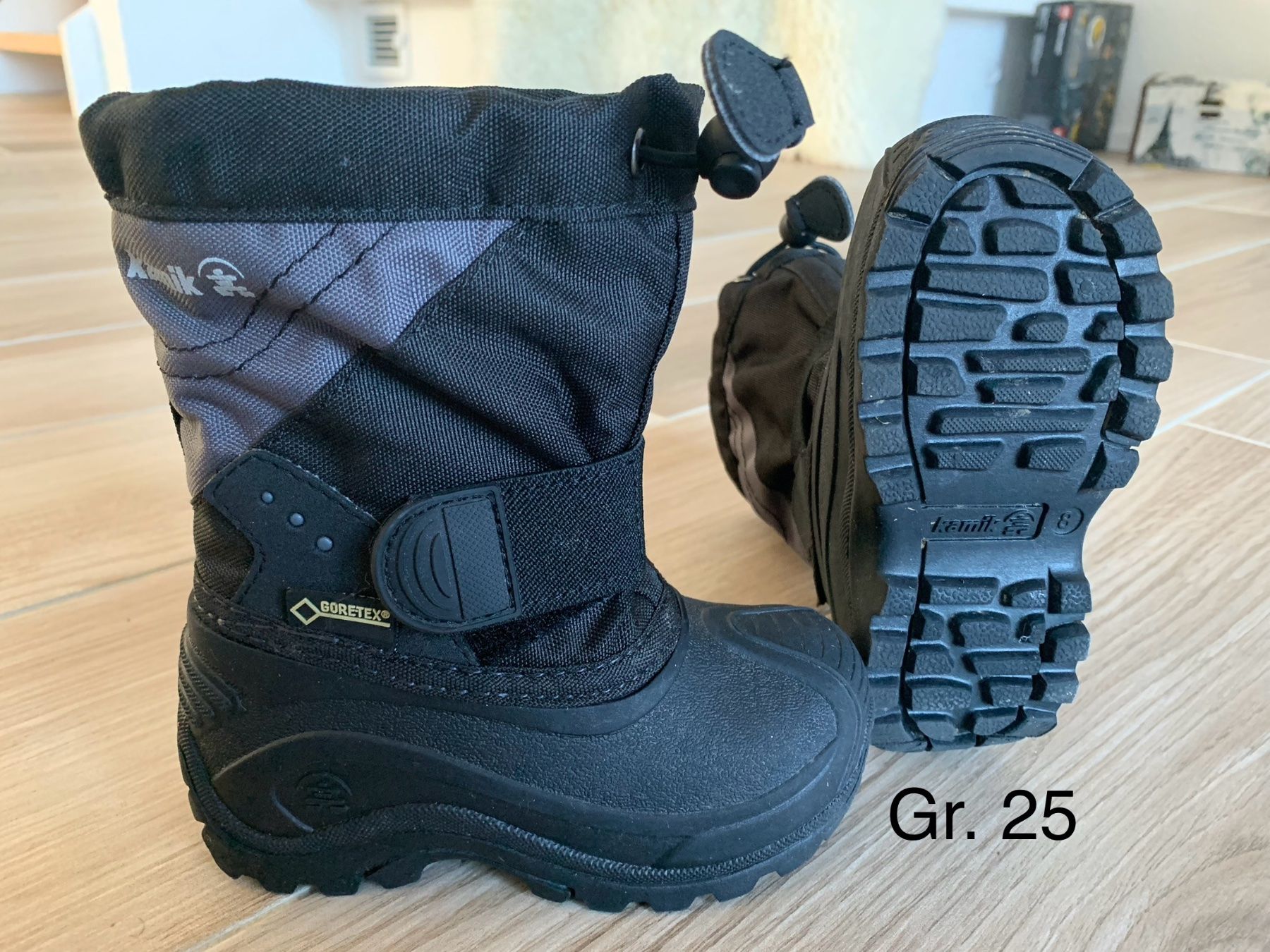 Kamik Scarpe per ragazzi: Kamik Goretex Winterstiefel Gr. 25 schwarz – Usato da Rudolfstetten venduto da Joyw