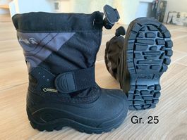 Kamik Goretex Winterstiefel Gr. 25 schwarz