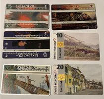 6 Taxcards Telefonkarten Swisscom PTT Schweiz